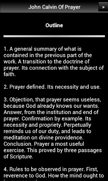 John Calvin Of Prayer