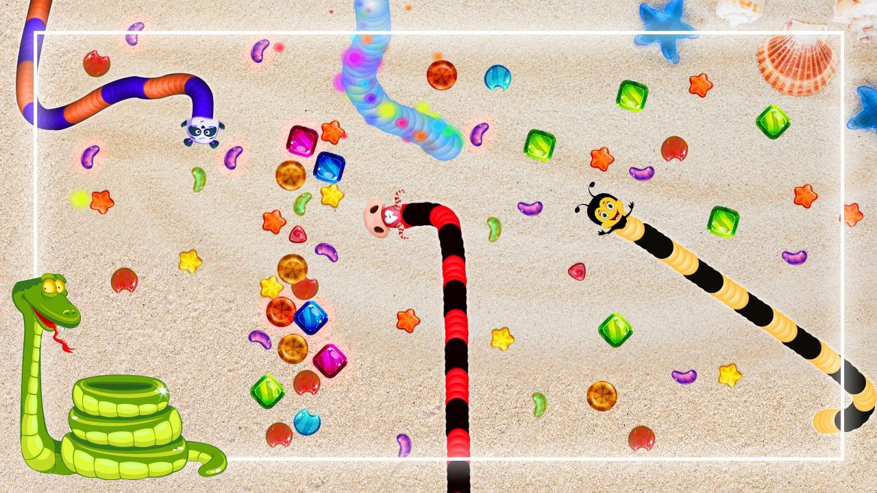 Slither Candy Game IO : Snake Worm Mask