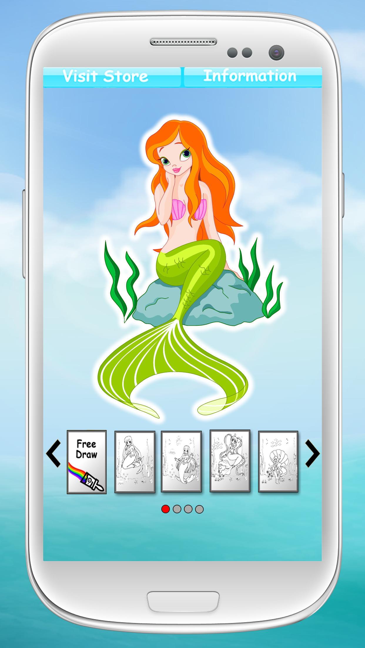 Coloring Book Little Mermaid