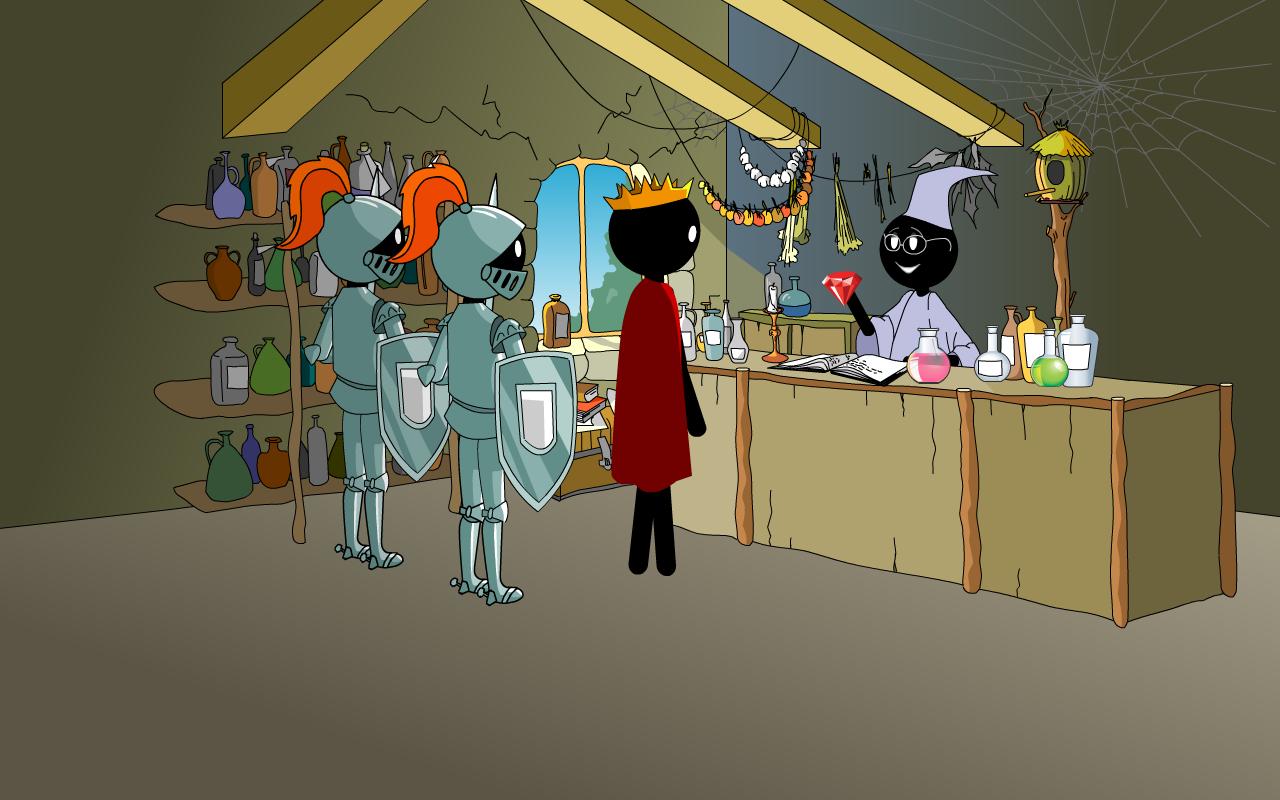 Stickman mentalist. School evil. Monday