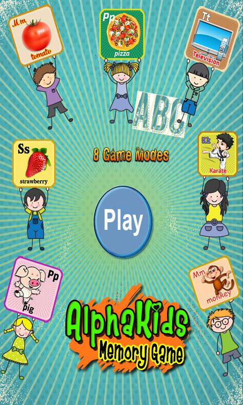 Alpha Kids Memory Game