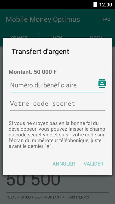 Mobile Money Optimus