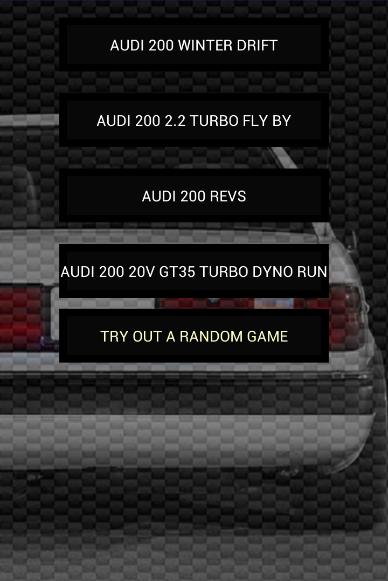 Engine sounds of 200