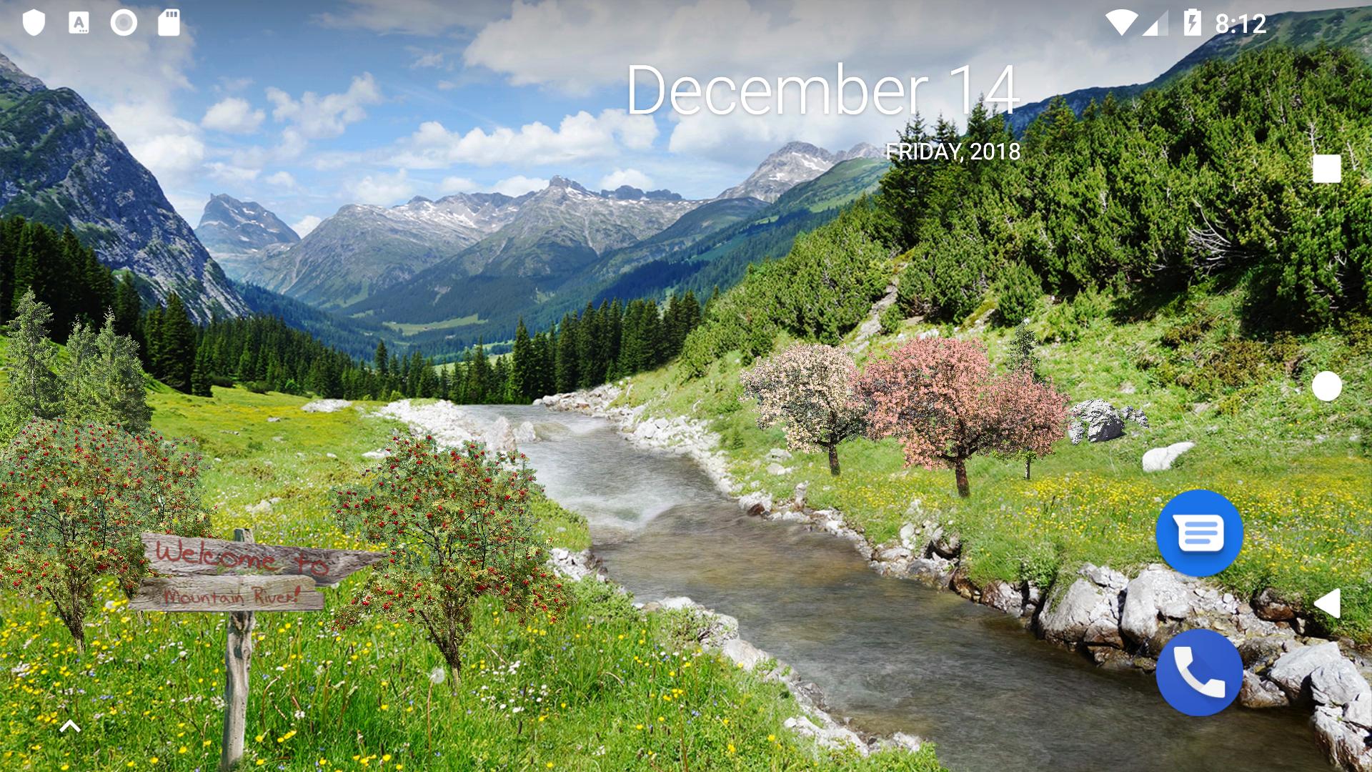 Mountain River Live Wallpaper