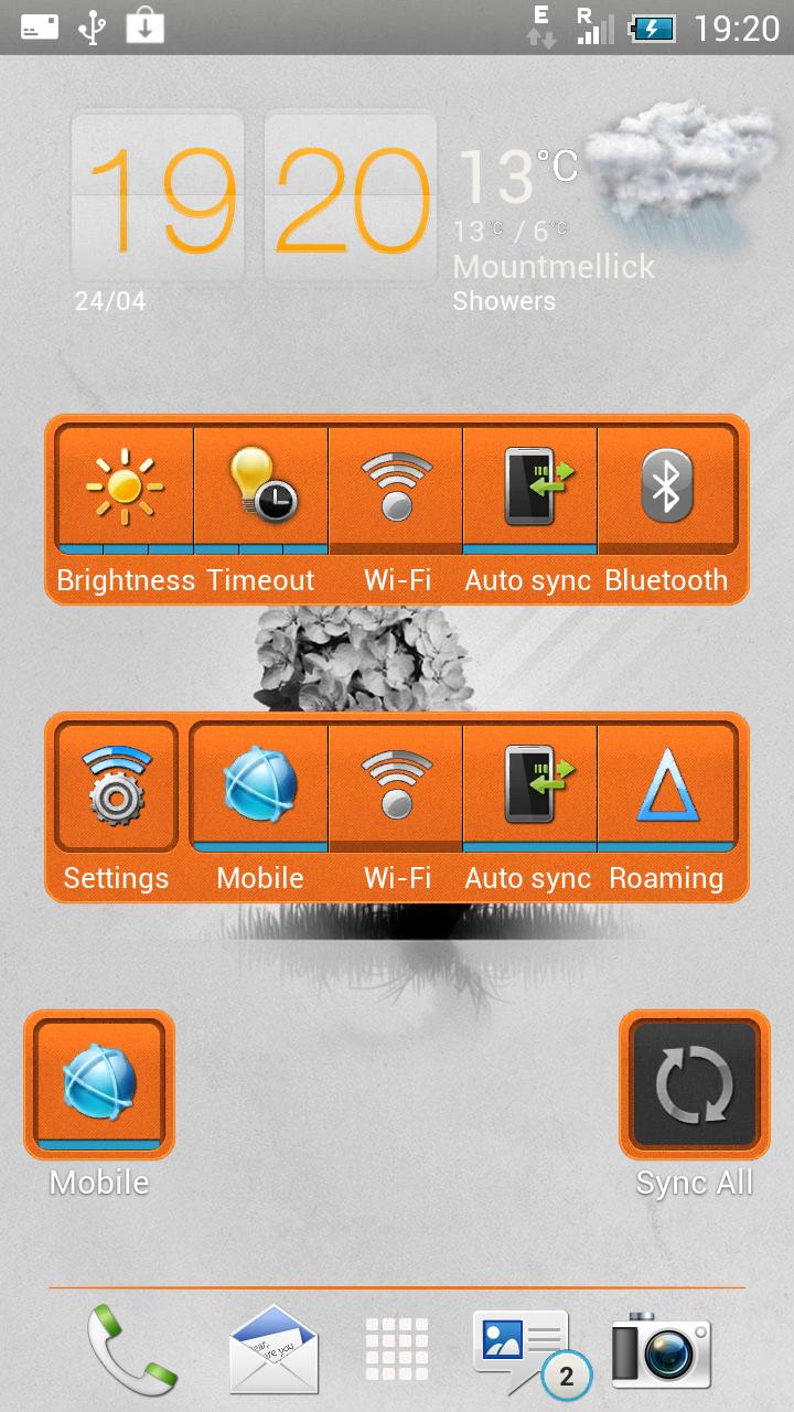 Bright Orange-Sense 4+ HD Skin