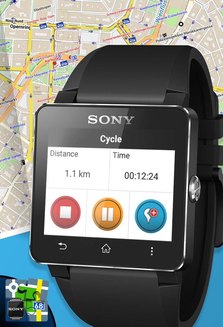 SmartWatch2 for Locus Map