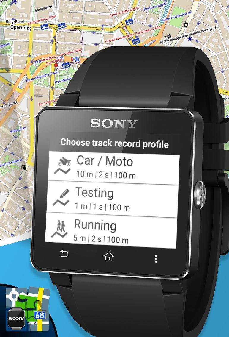 SmartWatch2 for Locus Map