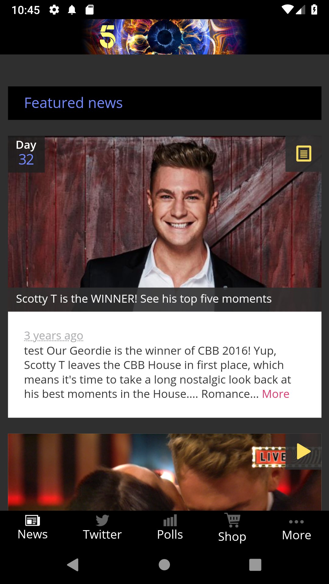 Big Brother Channel 5 App