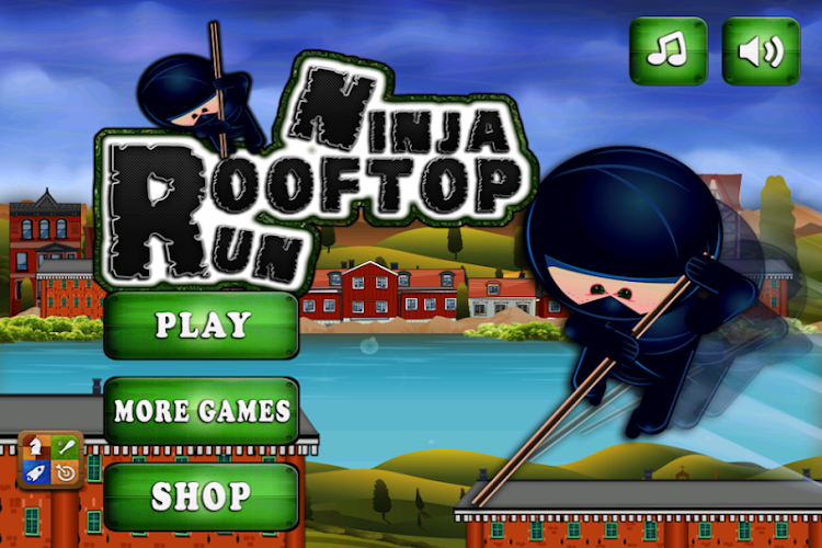 Ninja Rooftop Run, Mini Rush