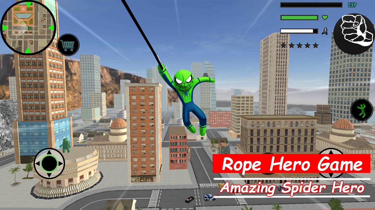 Rope Hero Game