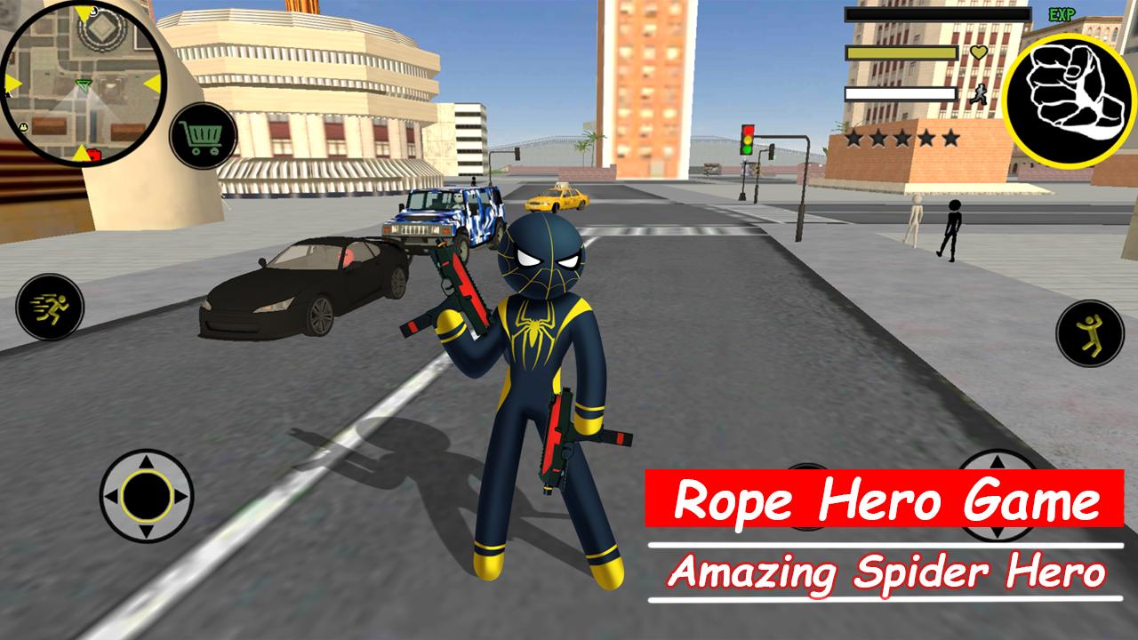Rope Hero Game
