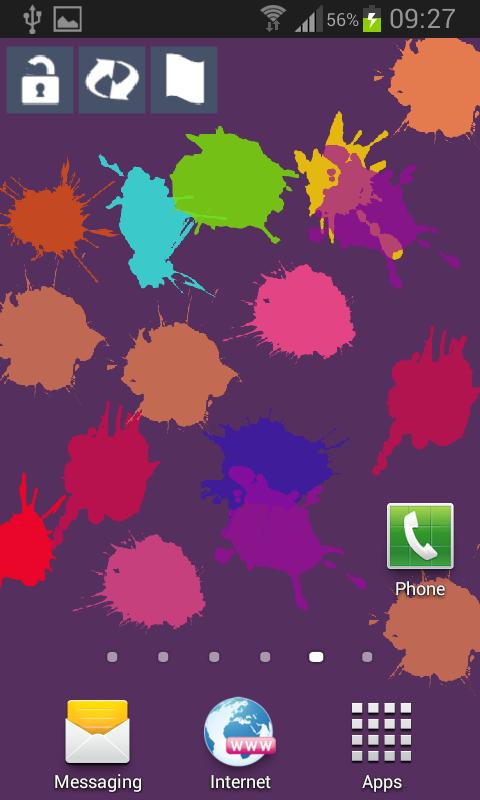 Splash Paint Live Wallpaper