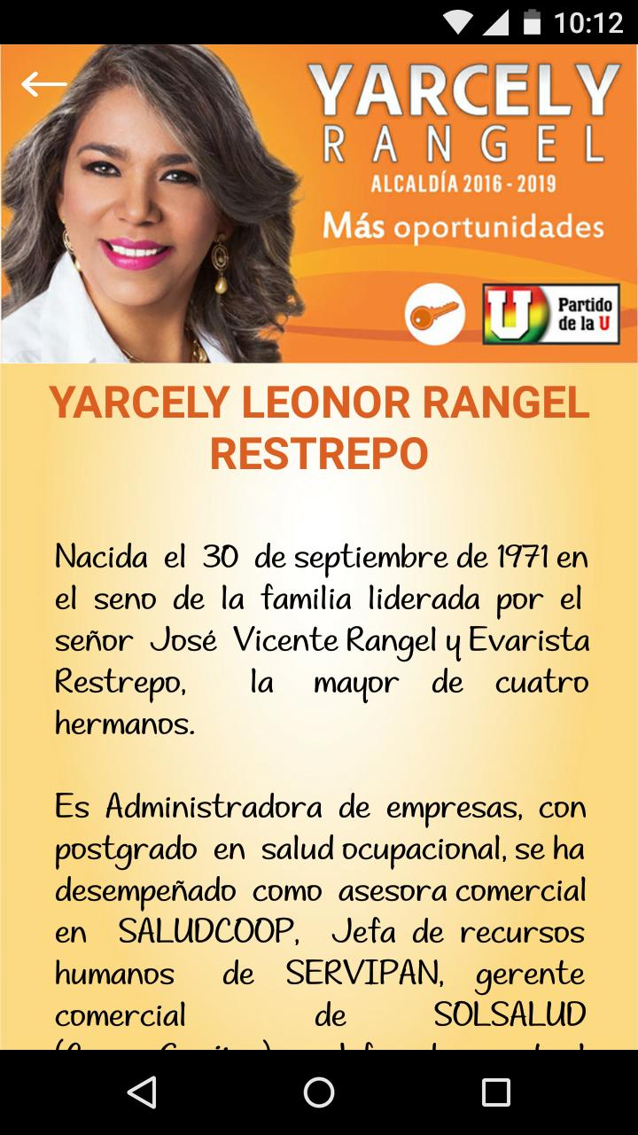 Yarcely Rangel App