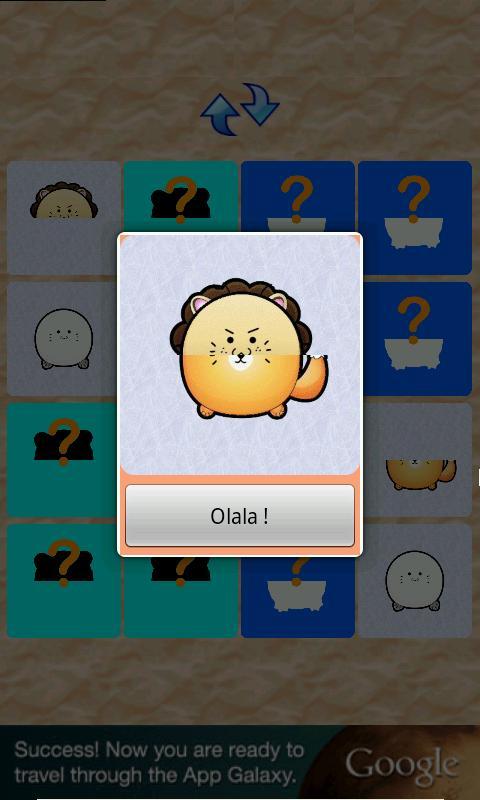 Kid memory: cute animals match