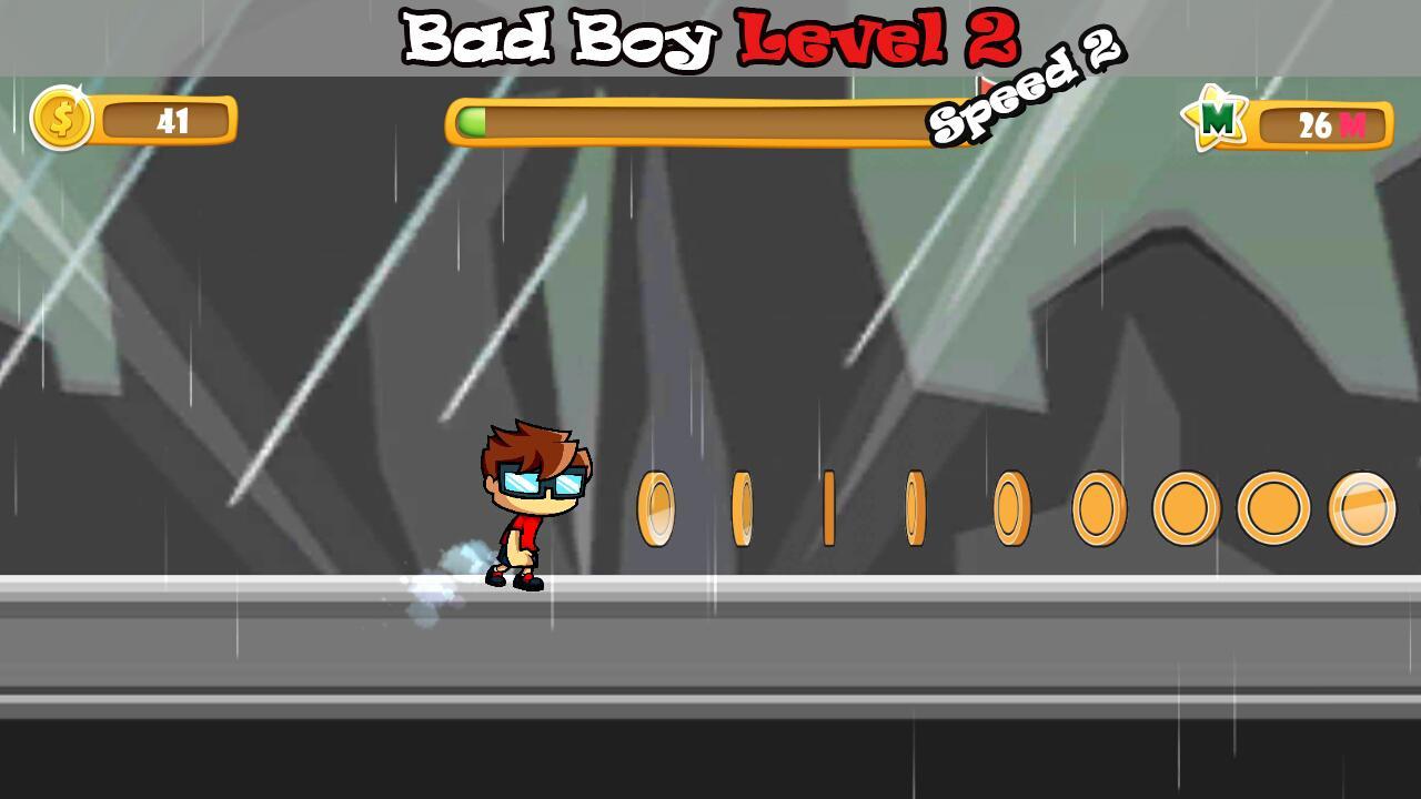 Bad Boy Jump And Running