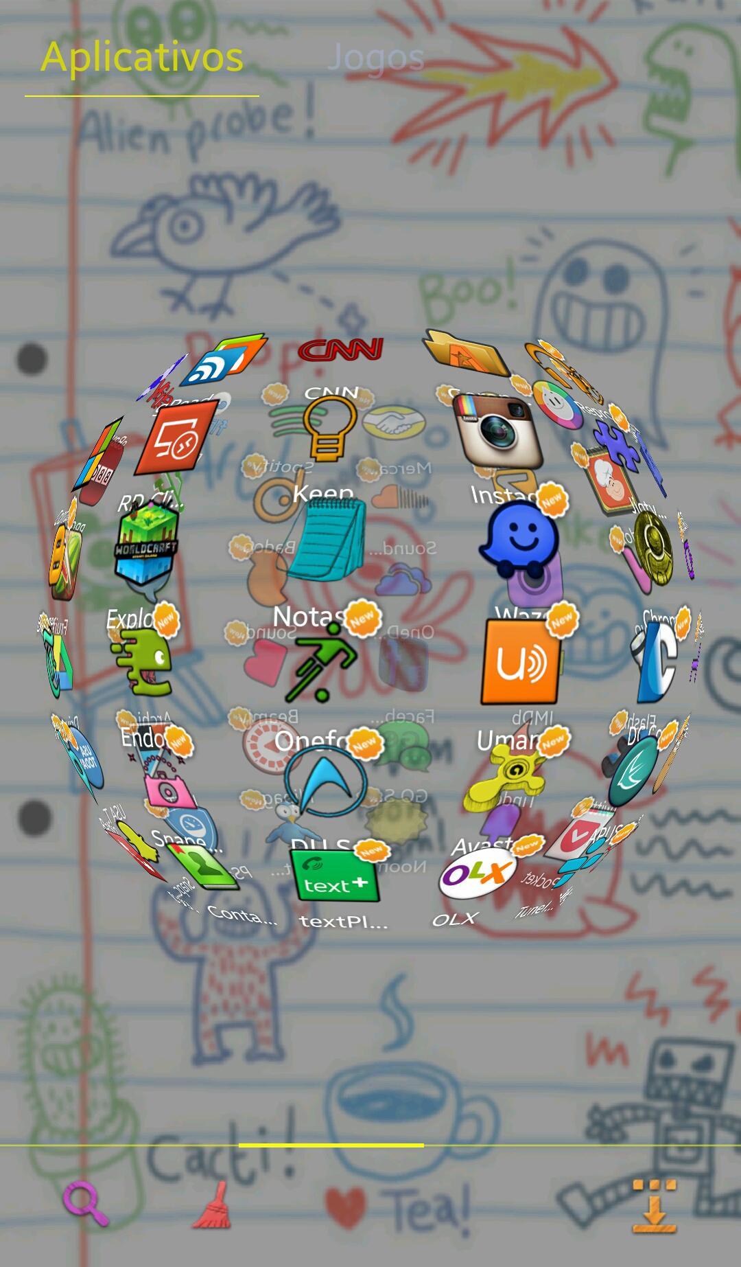Sketch GO Launcher EX Theme