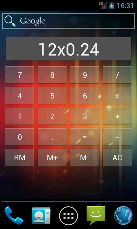 Calculator Widget