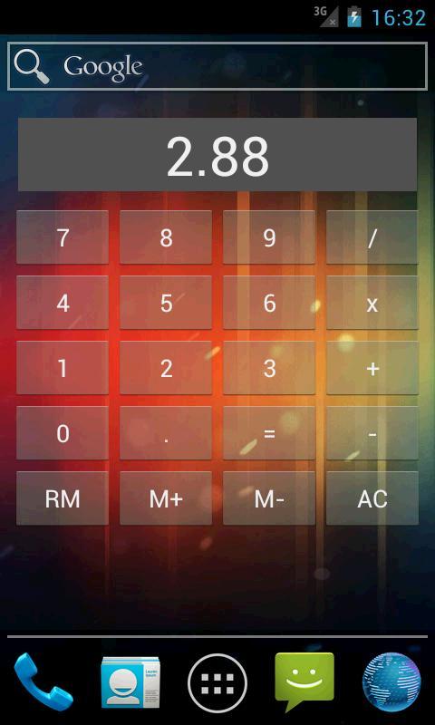 Calculator Widget