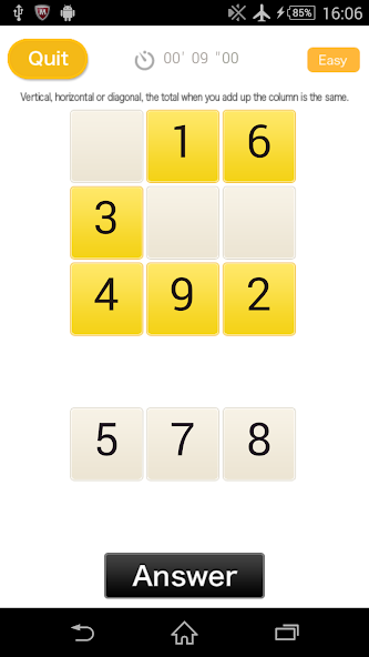 Magic square (Play & Learn!)