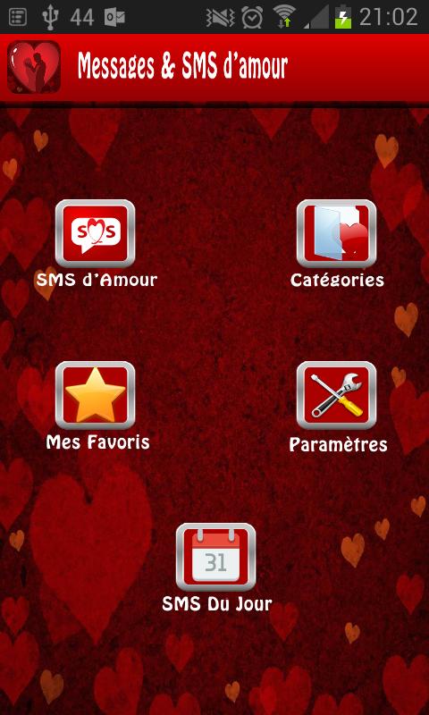 Messages et SMS d'amour