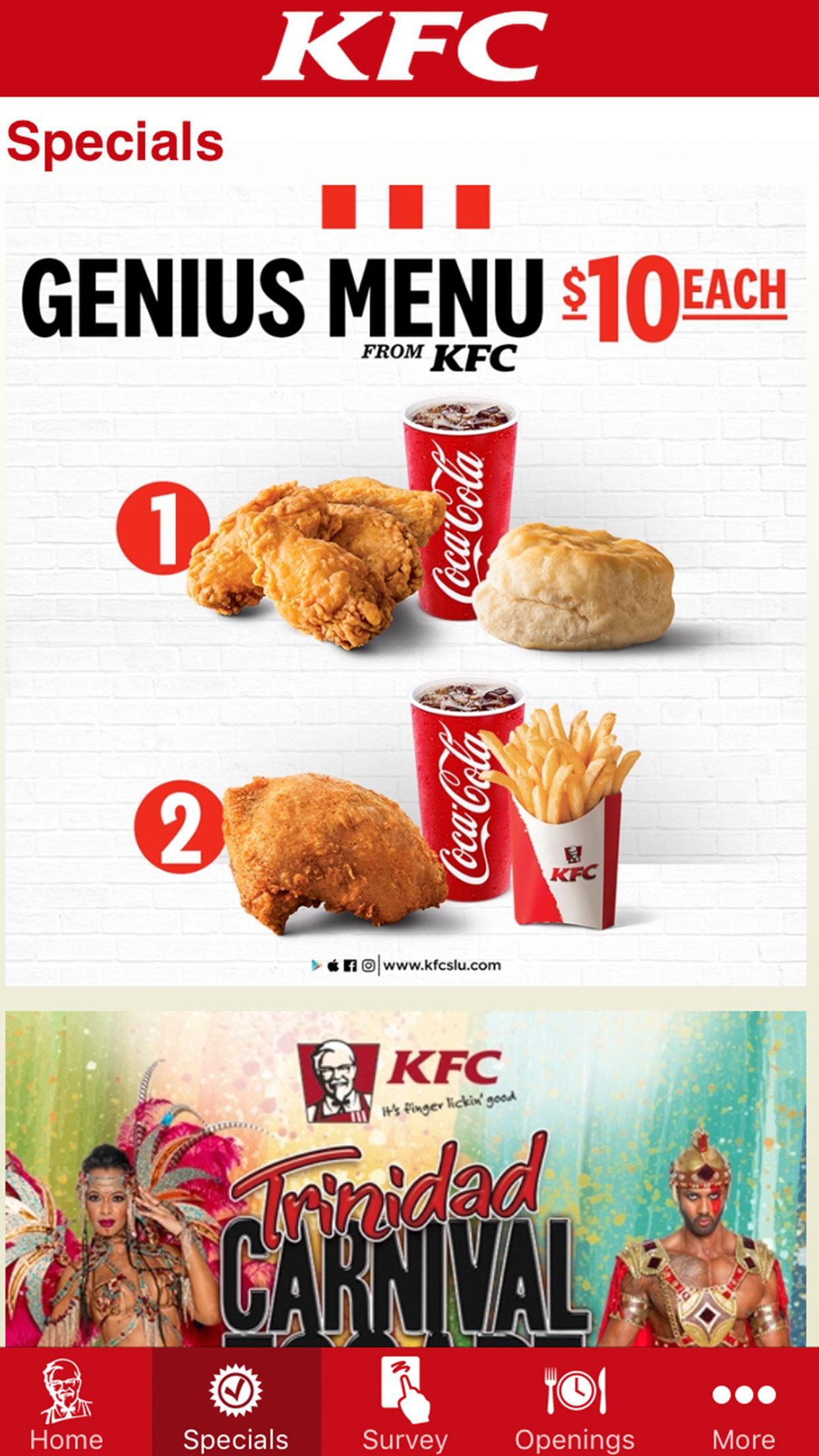 KFC St. Lucia