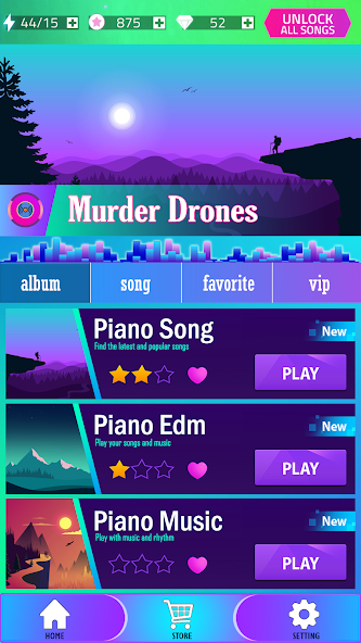 Murder Drones Piano Game