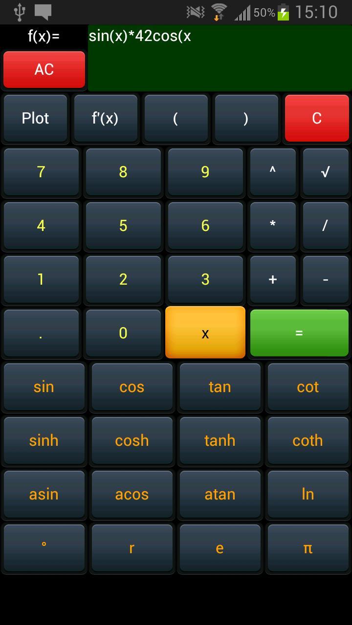 Scientific Plot Calculator