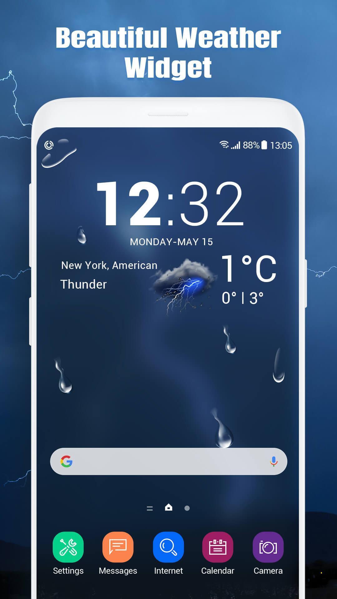 Real-time weather report