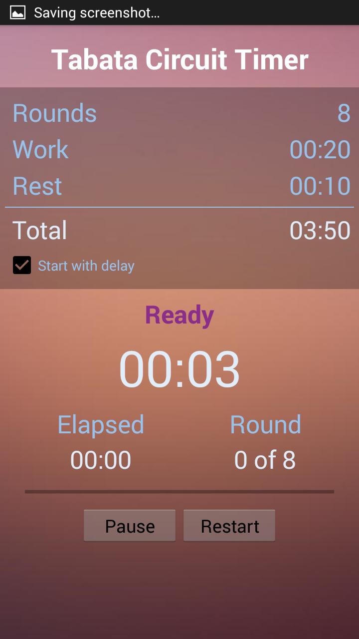 Tabata Interval Workout Timer
