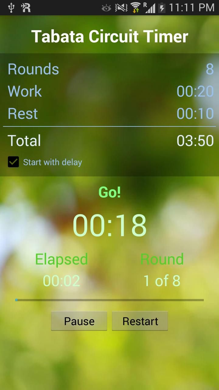 Tabata Interval Workout Timer