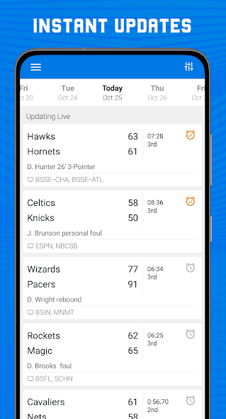 Scores App: for NBA Basketball