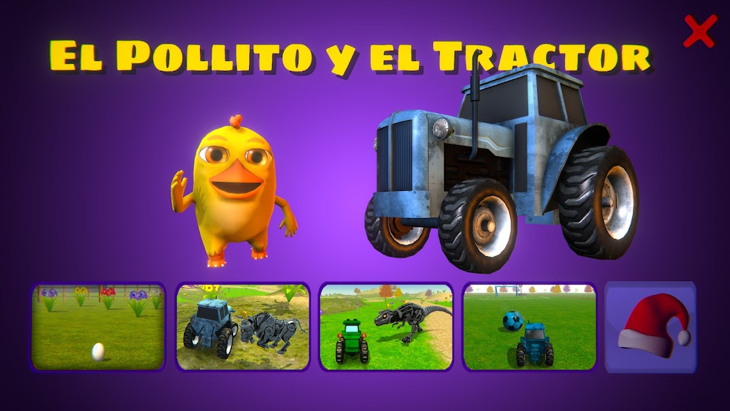 El Pollito y el Tractor
