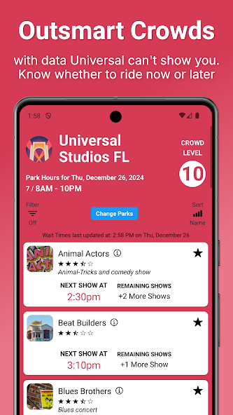 Universal Orlando Lines