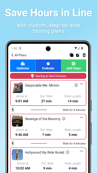 Universal Orlando Lines