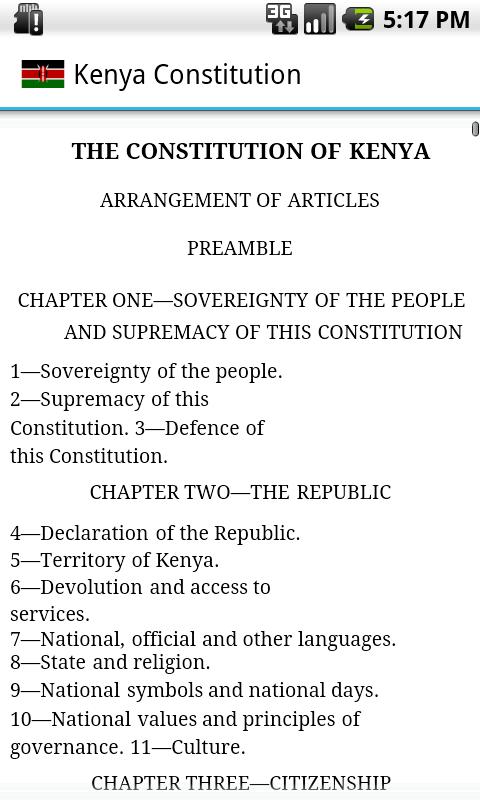 Kenya Constitution