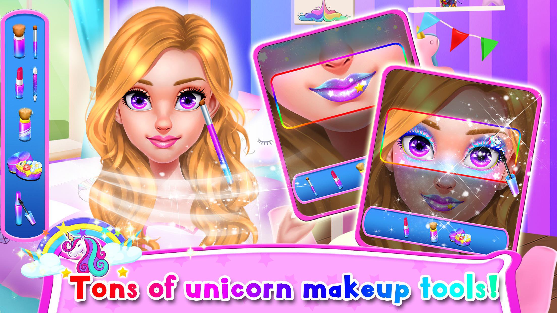 Rainbow Unicorn Hair Salon