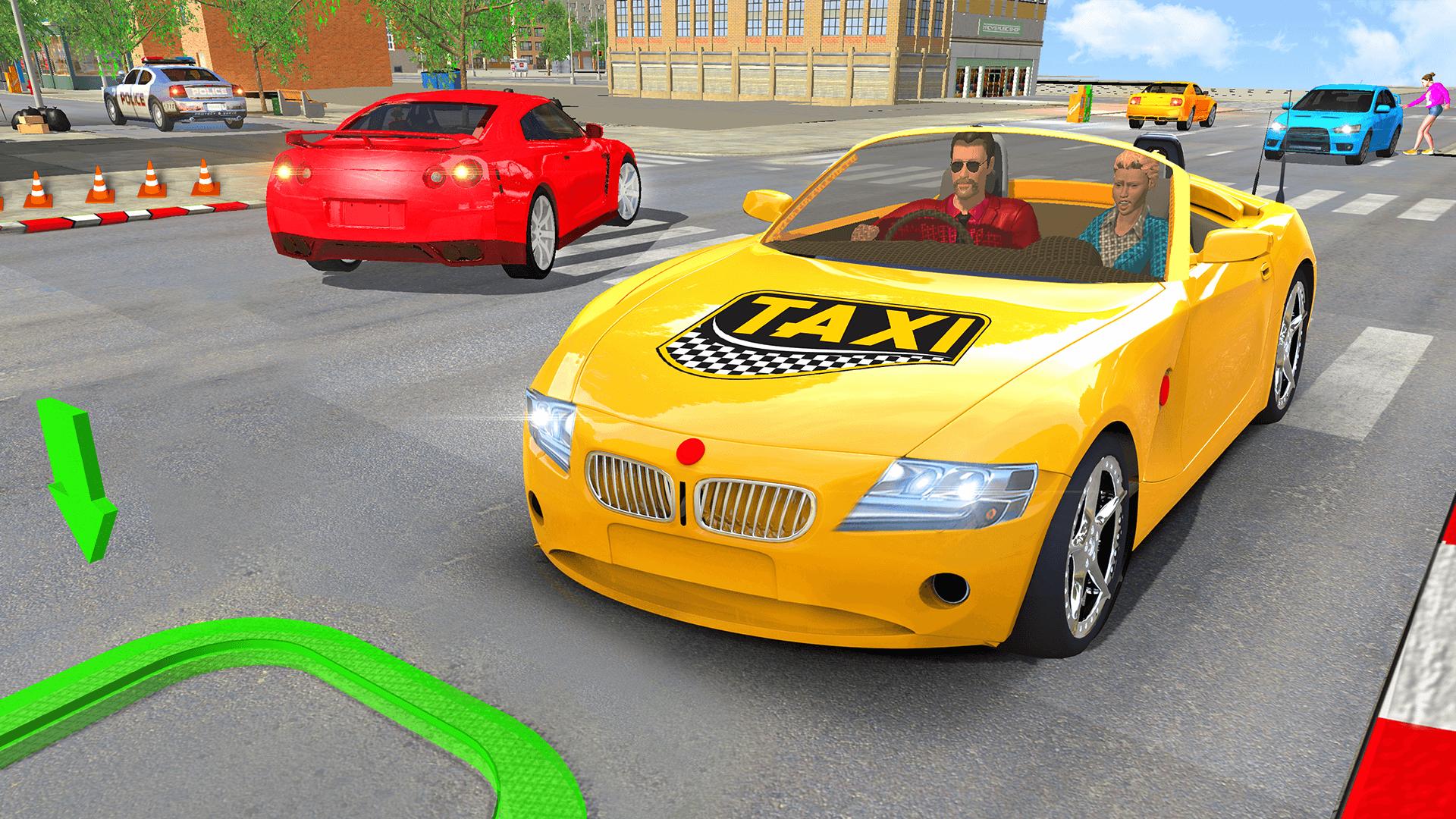Taxi Sim Car Driving Games