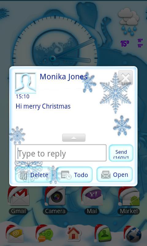 Kawaii Christmas Go Sms Pro
