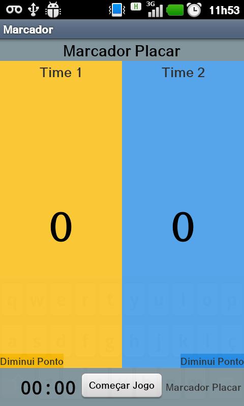 Marcador de Placar Digital