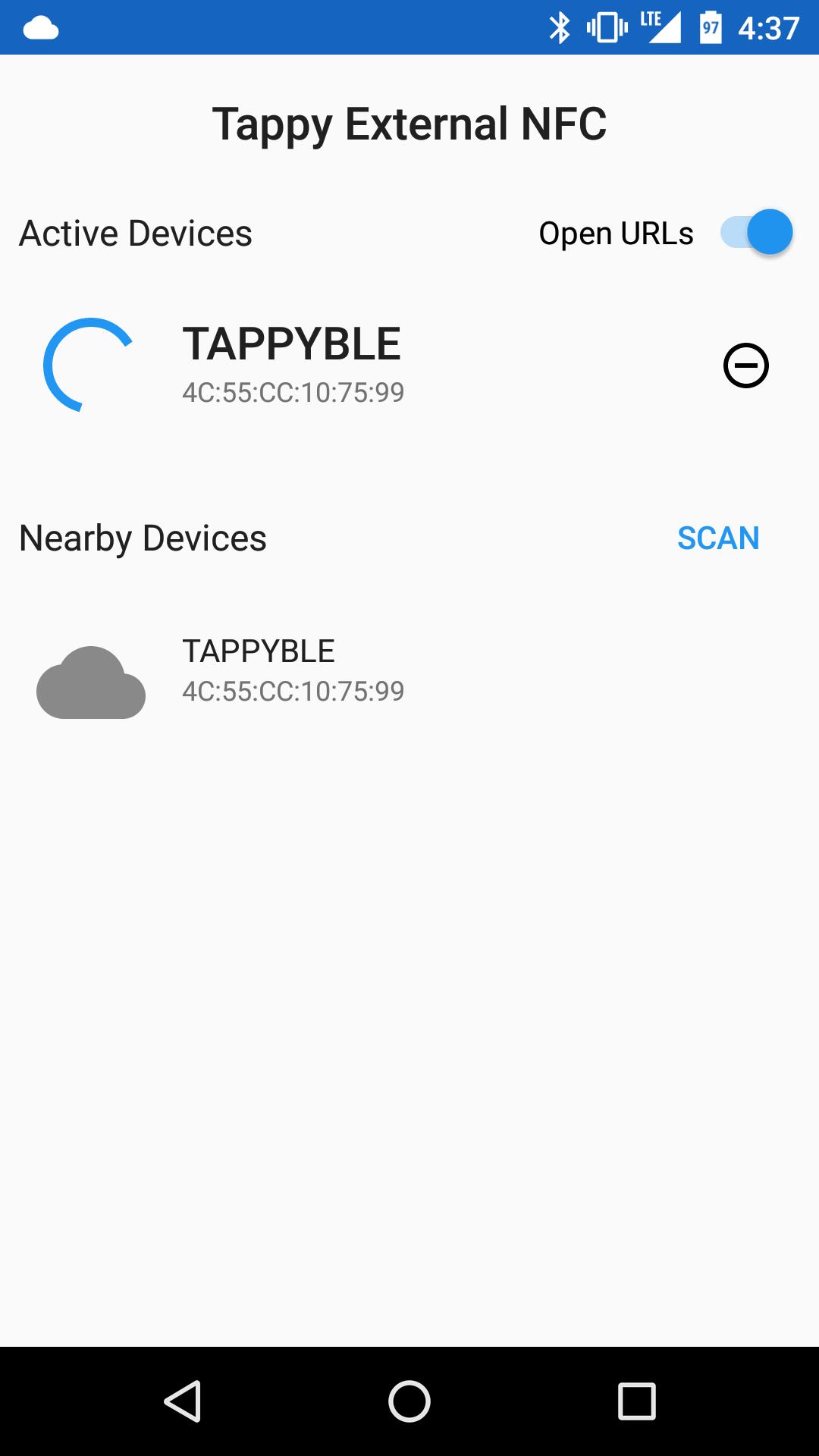 Tappy External NFC