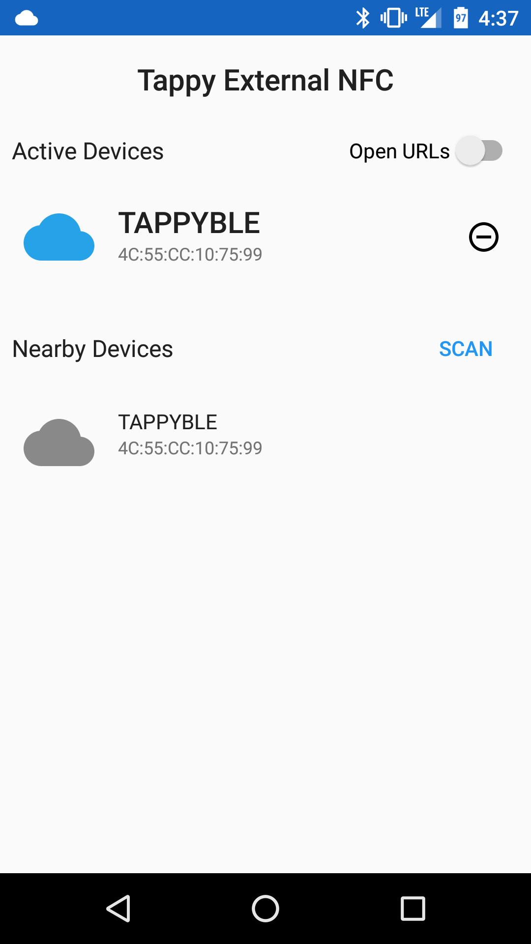 Tappy External NFC