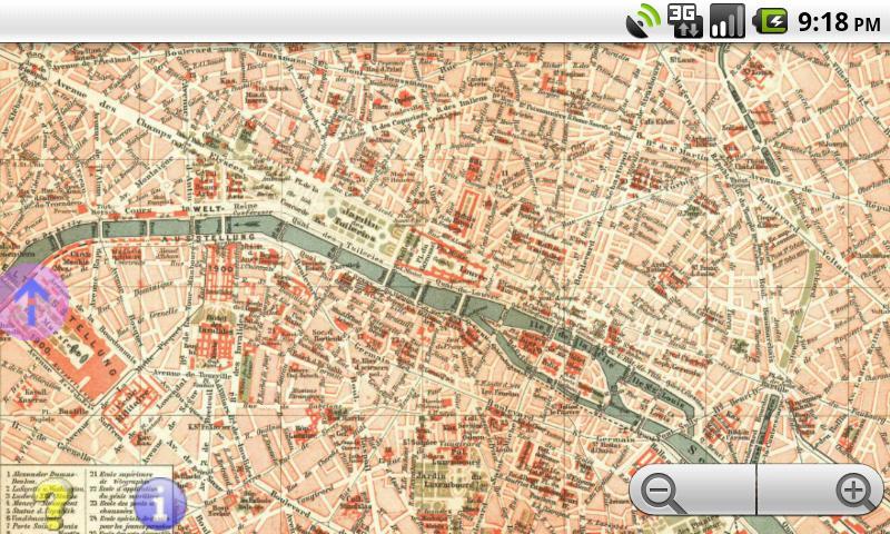 Offline GPS Paris 1898