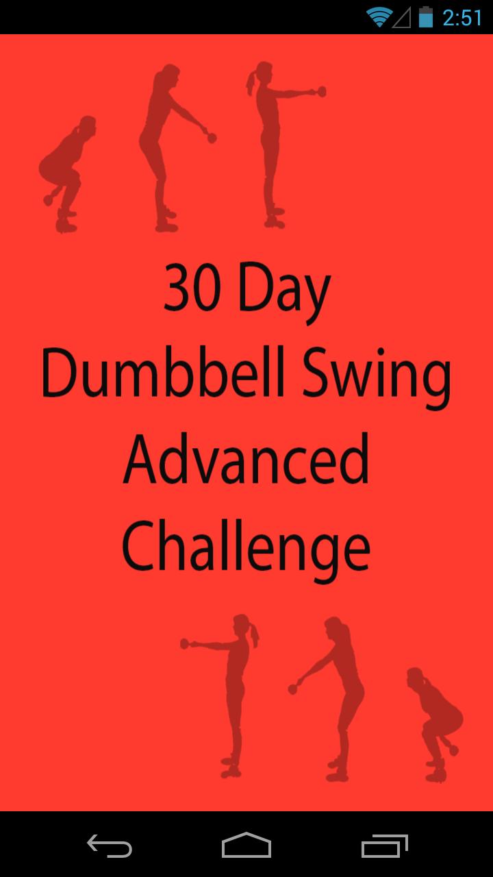 30 Day Dumbbell Swing Advanced