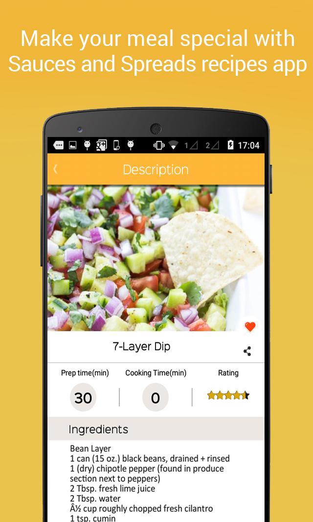Sauces and spreads Recipes