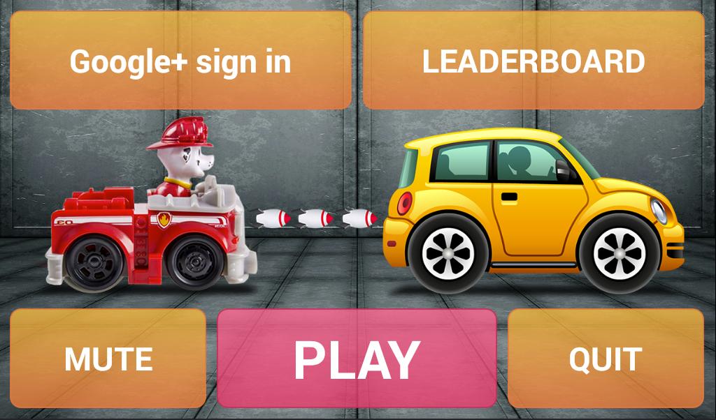 PAW Puppy Patrol Road Shooter