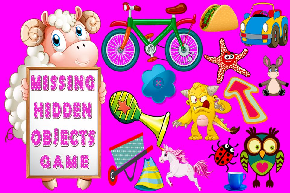 Missing Hidden Objects Game