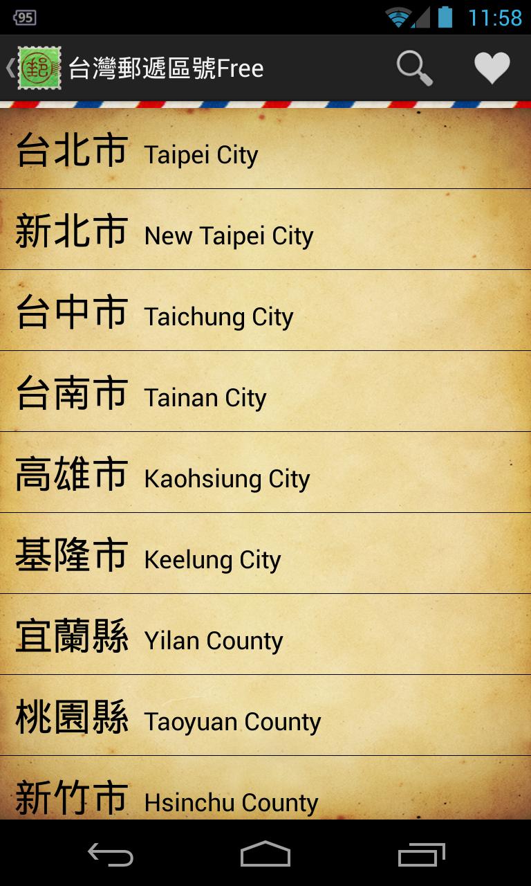 Taiwan Zip Code