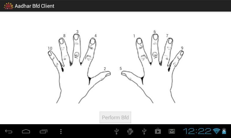 Aadhaar BFD Client