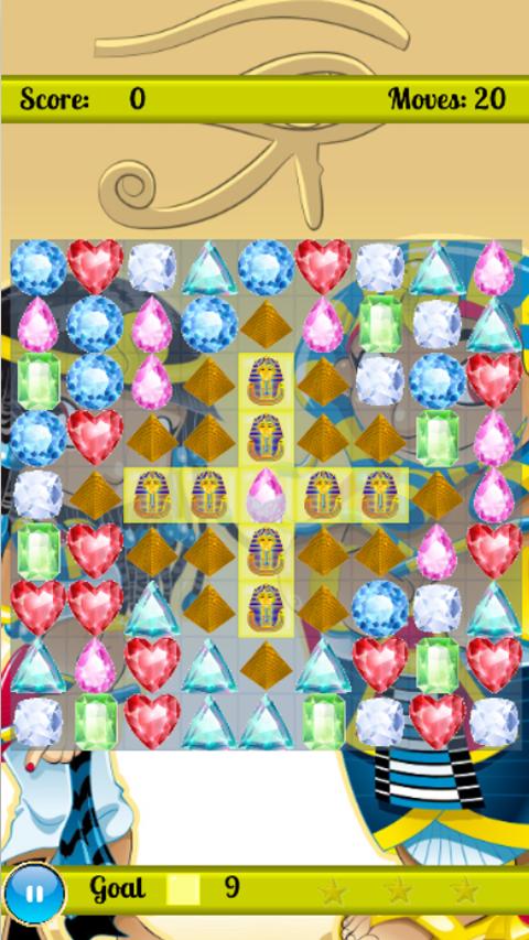 Pharaoh Diamond Curse -match 3