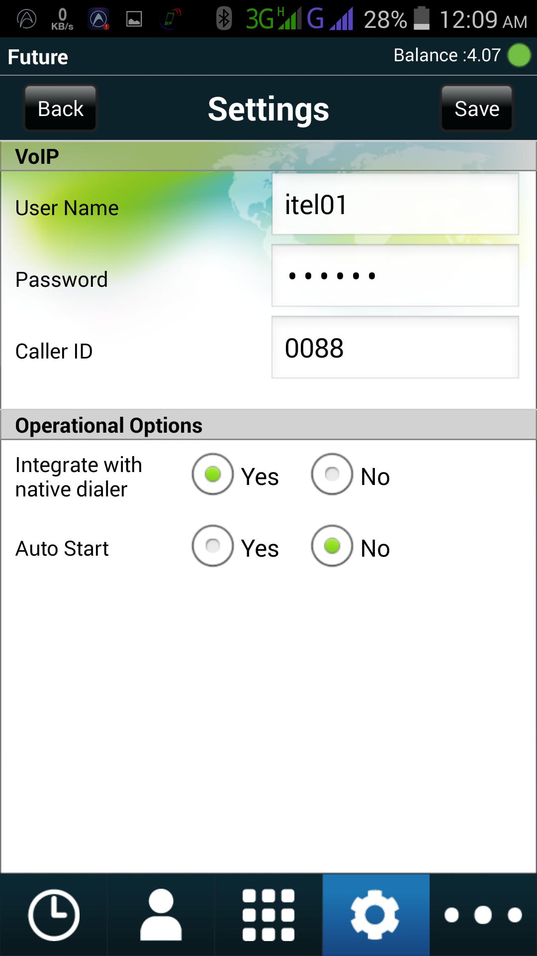 Future Tel Mobile Dialer